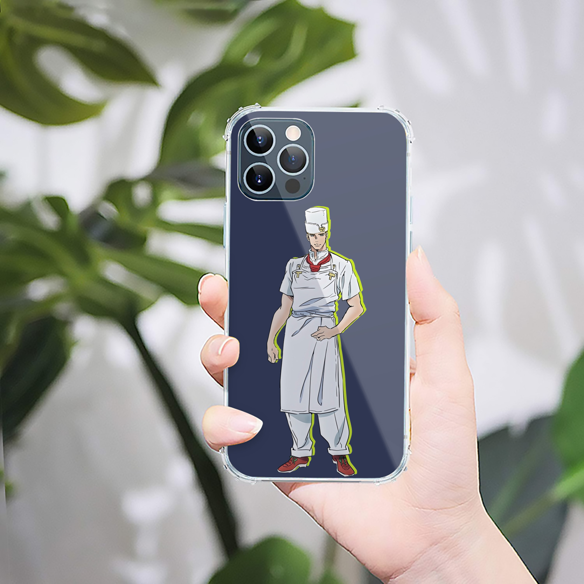 （画像用） ジョジョの奇妙な冒険 Tonio Trussardi JoJo's Bizarre Adventure トニオ?トラッサルディ 【iPhone 12シリーズ対応】透明スマホケース（クリアソフトケース）